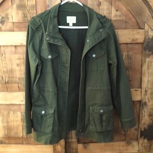 Market and Spruce Army jacket